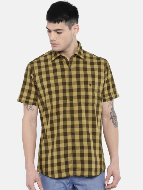 

Louis Philippe Sport Men Brown Slim Fit Checked Casual Shirt