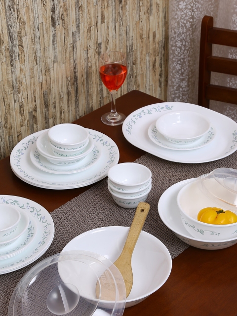 

Corelle White 30 Pieces Printed Glass Dinner Set
