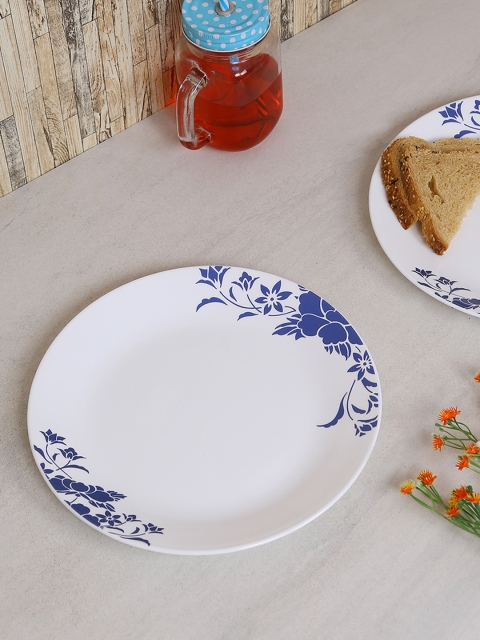 

Corelle White Set Of 6 Printed Dinner Plates