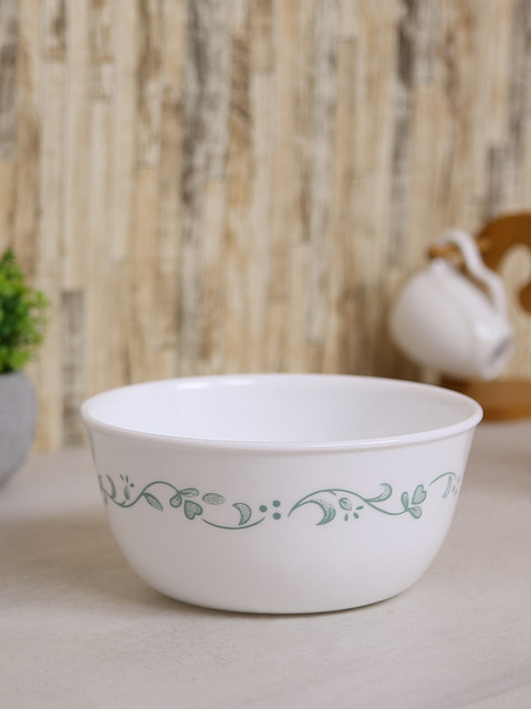 

Corelle White Set Of 7 Printed Dinner Set