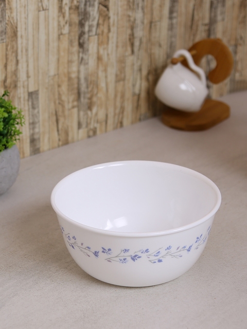 

Corelle White & Blue Set of 6 Printed Bowls