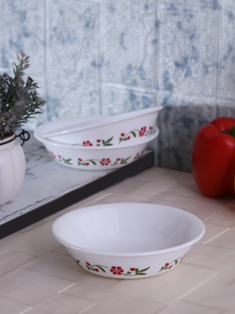 

Corelle 6- Pieces White Printed Glass Bowl