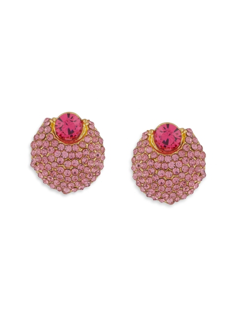 

Tipsyfly Pink Circular Studs
