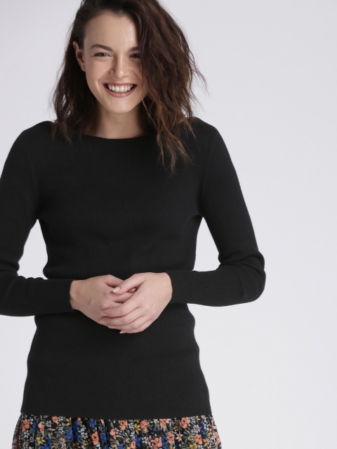 

GAP Women's Black Pullover Boatneck Sweater