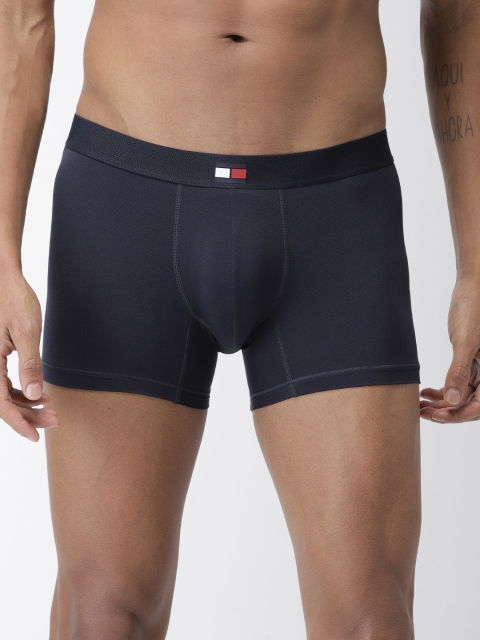 

Tommy Hilfiger Men Navy Blue Solid Trunks A8AB4112
