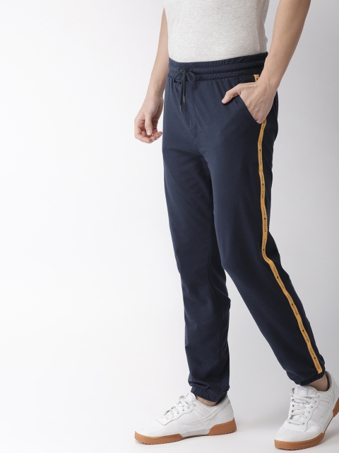 

Tommy Hilfiger Men Navy Blue Solid Joggers