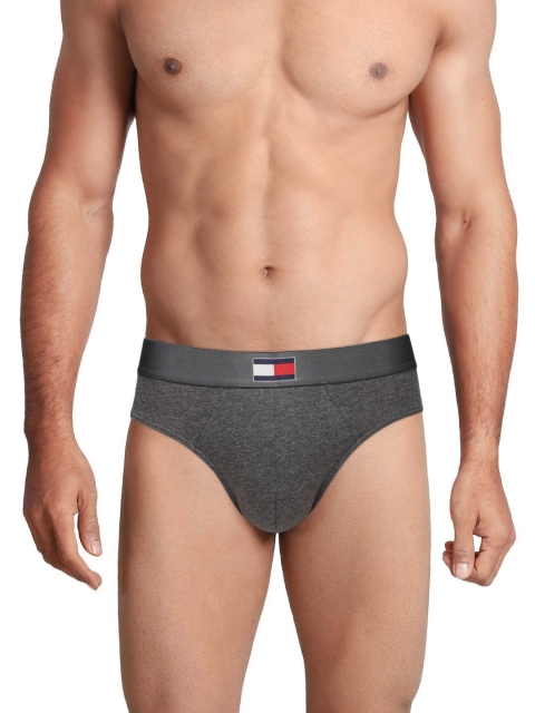 

Tommy Hilfiger Men Grey Solid Brief A8AB1103