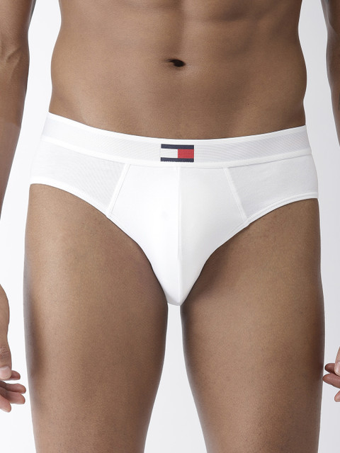 

Tommy Hilfiger Flag Core Men White Solid Briefs A8AB1116