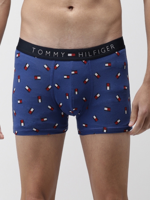 

Tommy Hilfiger Men Blue Printed Trunks A8AB4106