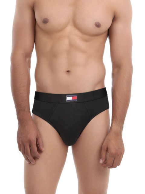 

Tommy Hilfiger Men Black Solid Briefs A8AB1106