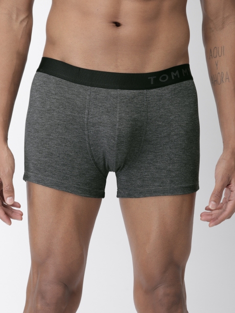 

Tommy Hilfiger Men Charcoal Grey Solid Trunks A8AB4116