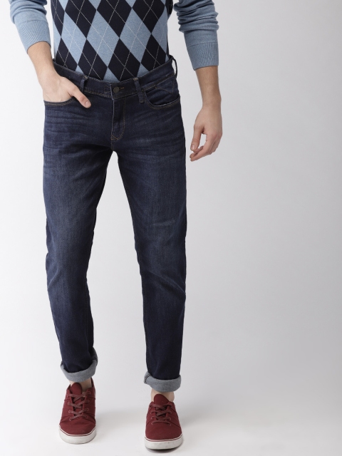 

Tommy Hilfiger Men Blue Skinny Fit Mid-Rise Clean Look Stretchable Jeans