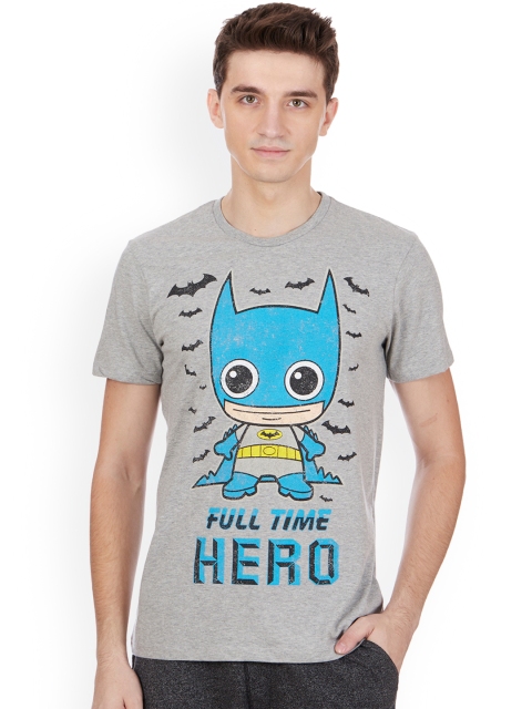 

Free Authority Men Grey Batman Printed T-shirt