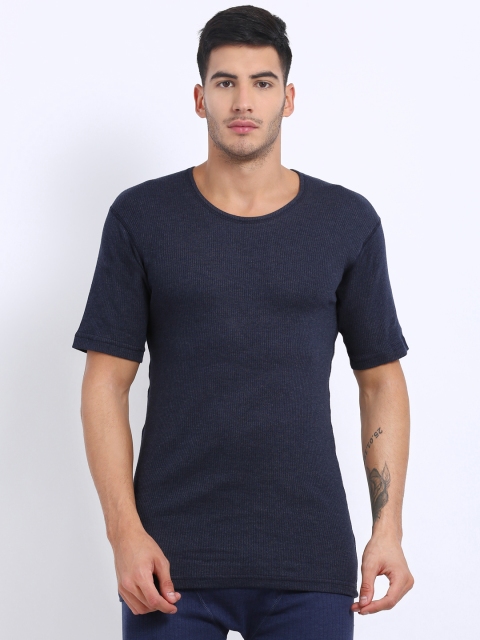 

Crocodile Men Navy Blue Thermal Top