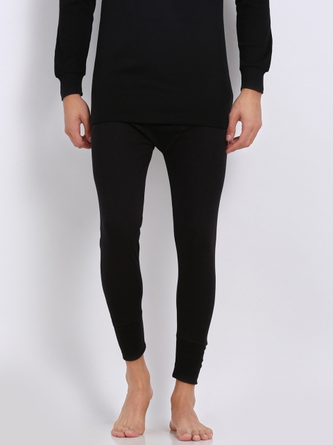 

Crocodile Men Black Thermal Bottoms