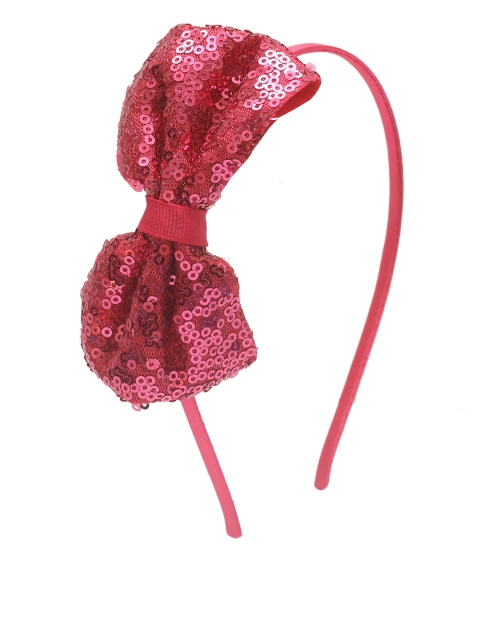 

Stoln Girls Maroon Bow Sequinned Hairband