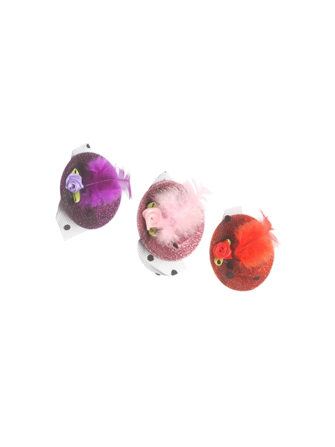 

Stoln Girls Set of 3 Multicoloured Clip, Multi