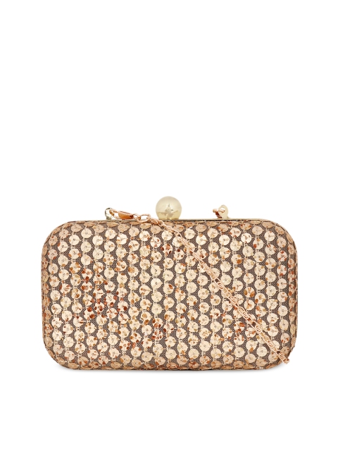 

ZAREGARE Gold-Toned Embellished Clutch