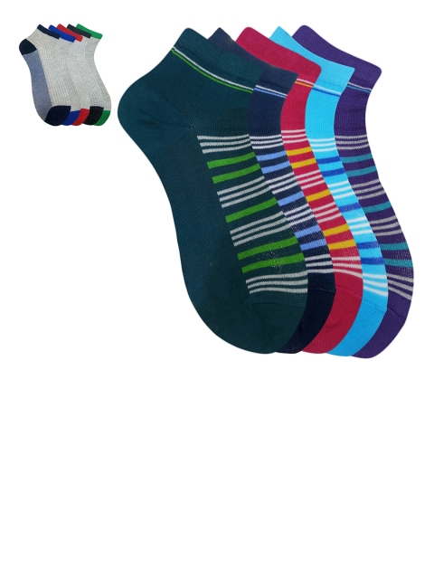 

Fontana Unisex Pack of 10 Ankle-Length Socks, Multi