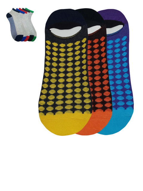 

Fontana Unisex Pack of Shoe Liners & Ankle-Length Socks, Multi