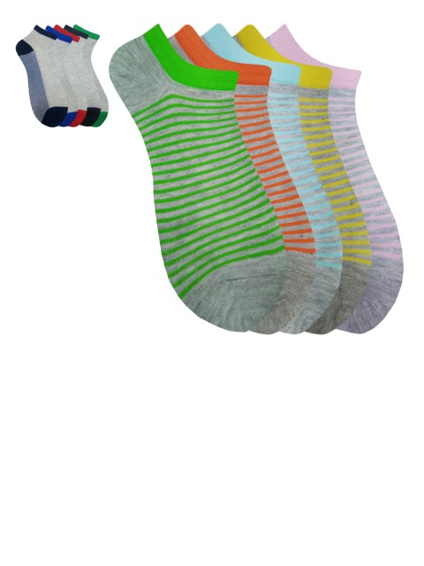 

Fontana Unisex Pack of 10 Multicoloured Socks, Multi