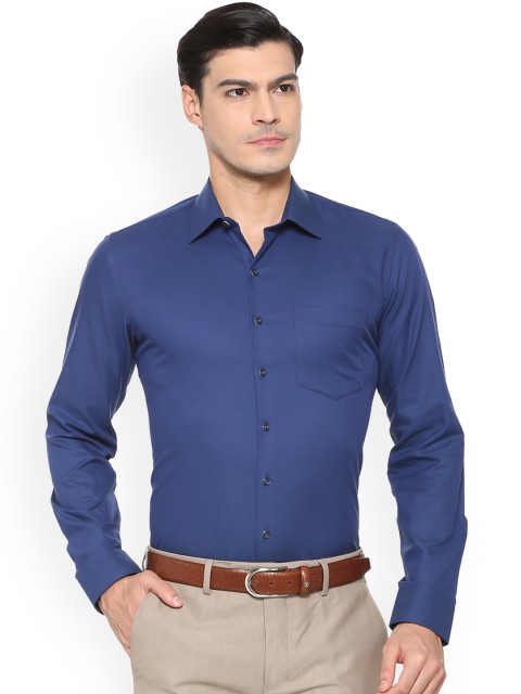 

Van Heusen Men Blue Slim Fit Solid Formal Shirt