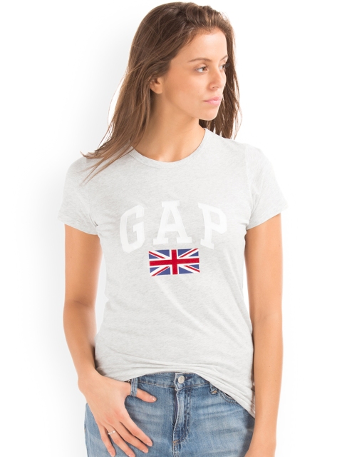 

GAP Women Union Jack T-shirt, Grey