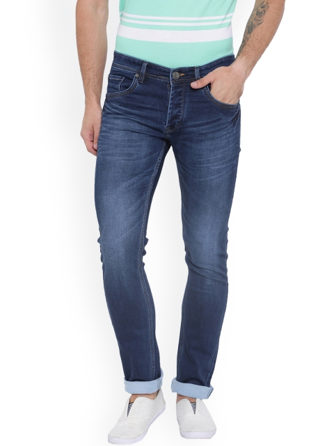 

Duke Men Blue Regular Fit Mid-Rise Clean Look Stretchable Jeans