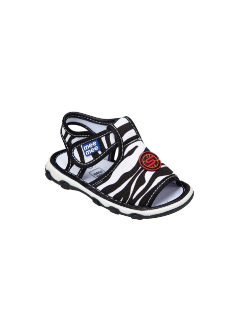 

MeeMee Boys Black & White Comfort Sandals