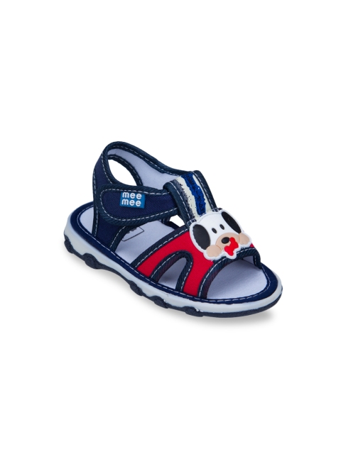 

MeeMee Boys Navy Blue & Orange Comfort Sandals