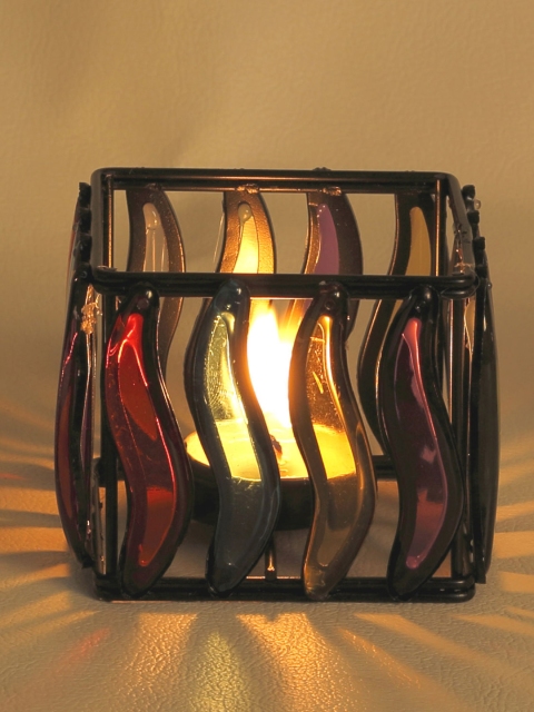 

Aapno Rajasthan Candle Holder, Black