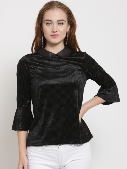 

Latin Quarters Women Black Solid Top