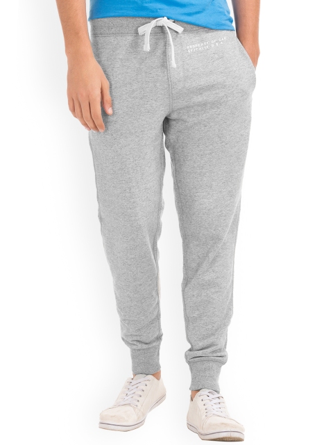 

GAP Men Grey Sun Wash Stencil Logo Track Pants