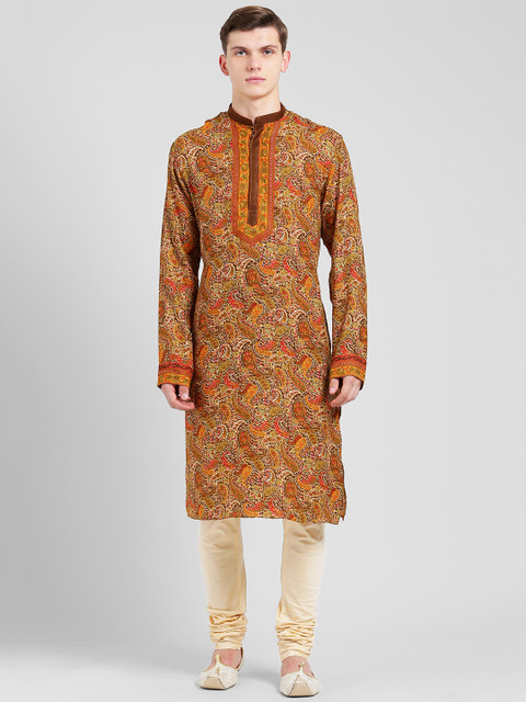 

KISAH Men Multicoloured Printed Straight Kurta, Multi