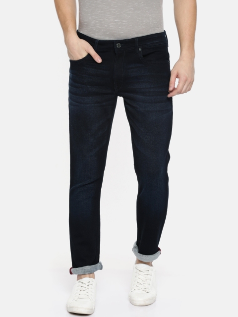 

Ecko Unltd Men Navy Slim Fit Mid-Rise Clean Look Stretchable Jeans, Navy blue