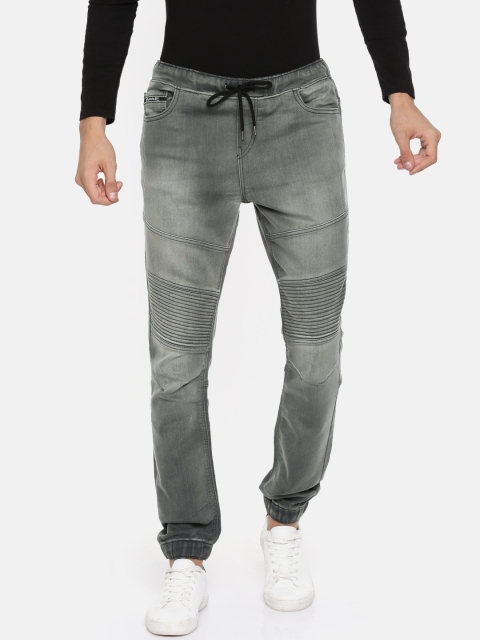 

Ecko Unltd Men Grey Mid-Rise Clean Look Stretchable Jogger Jeans