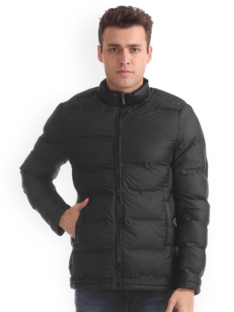 

Arrow Sport Men Black Solid Puffer Jacket