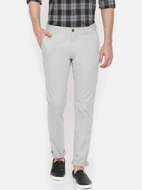 

Arrow Sport Men Grey Chrysler Slim Fit Solid Chinos