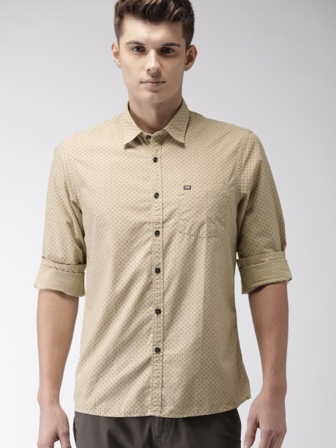 

Arrow Sport Men Beige Urban Slim Fit Printed Casual Shirt