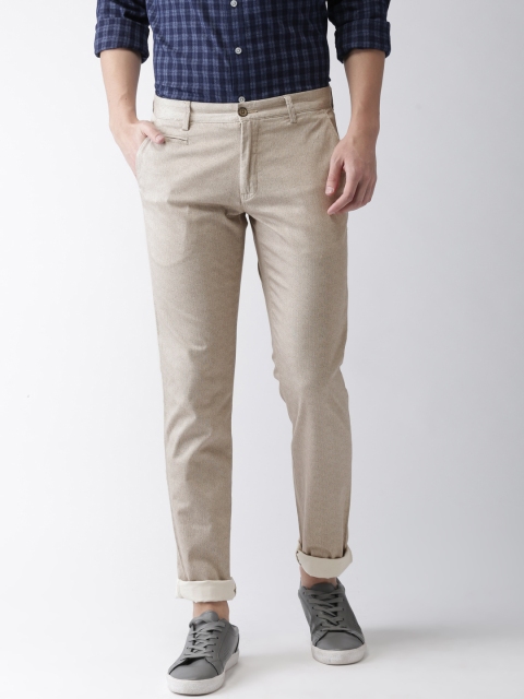

Arrow Sport Men Brown Chrysler Slim Fit Printed Chinos