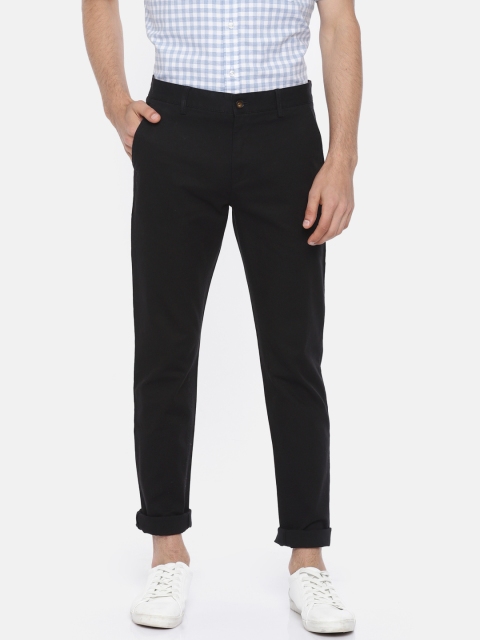 

Arrow Sport Men Black Slim Fit Solid Trousers