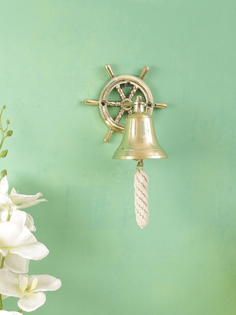 

Home Sparkle Gold-Toned Wheel Rope Bell