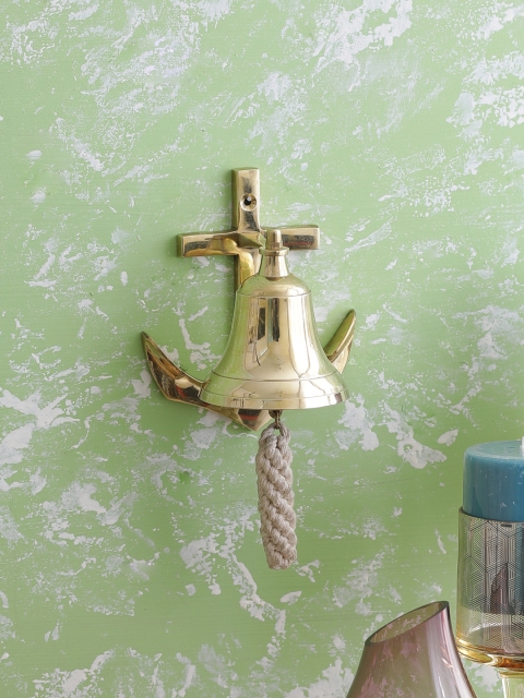 

Home Sparkle Gold-Toned Anchor Rope Bell