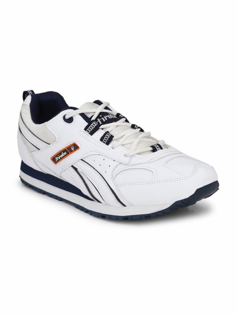 

HIROLAS Men White Running Shoes