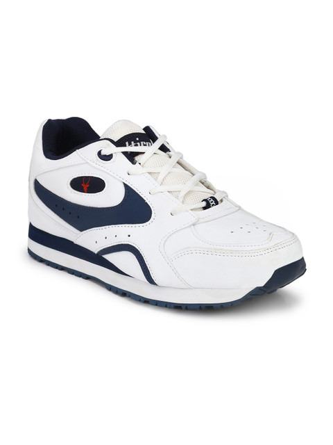 

HIROLAS Men White Running Shoes