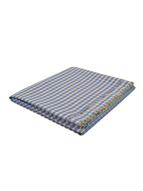 

Raymond Men Blue Checked Shirt Clothing Fabric