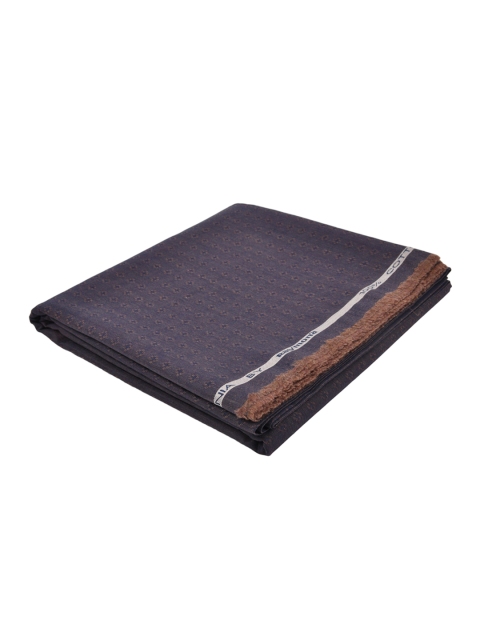 

Raymond Men Brown & Grey Self-Design Shirt Clothing Fabric