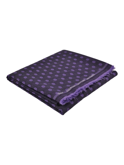 

Raymond Men Blue & Purple Self-Design Shirt Clothing Fabric