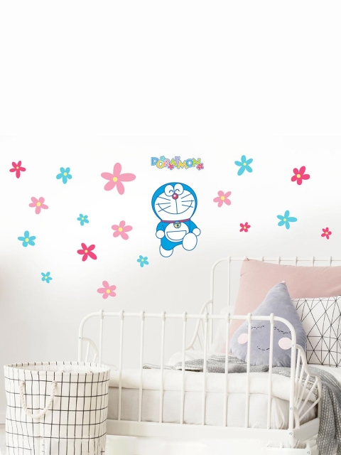 

Asian Paints Kids Doraemon Pretty Flower Joy Printed Wall Sticker, Multi