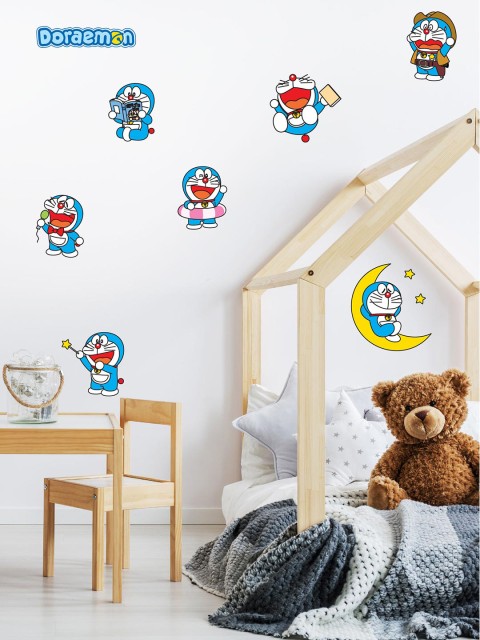

Asian Paints Multicoloured Kids Doraemon Activity Show Printed Wall Sticker, Multi